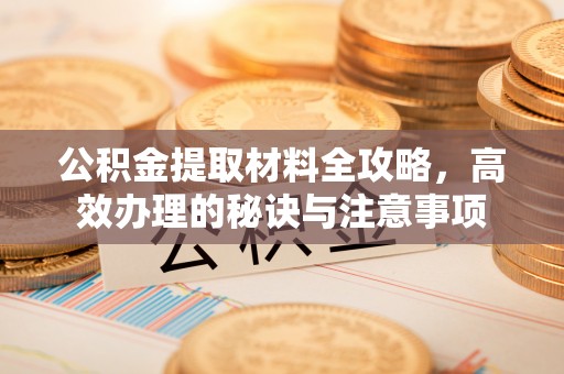 定西公积金提取材料全攻略，高效办理的秘诀与注意事项