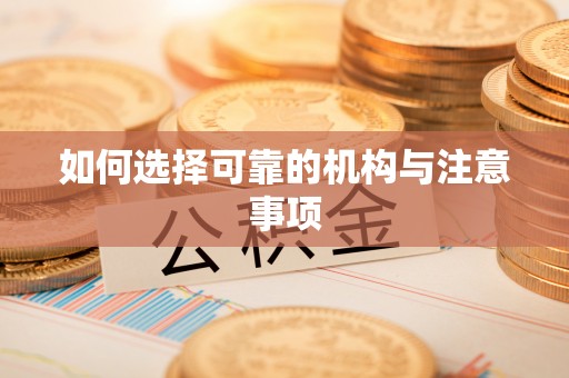 定西如何选择可靠的机构与注意事项