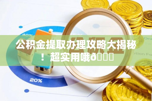 定西公积金提取办理攻略大揭秘！超实用哦😉
