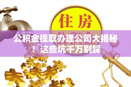 定西公积金提取办理公司大揭秘！这些坑千万别踩