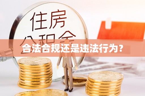 定西合法合规还是违法行为？