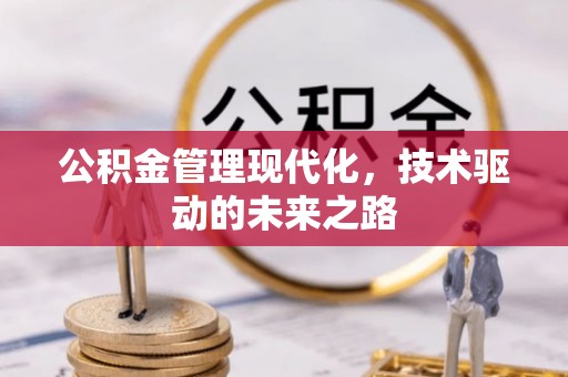 定西公积金管理现代化，技术驱动的未来之路